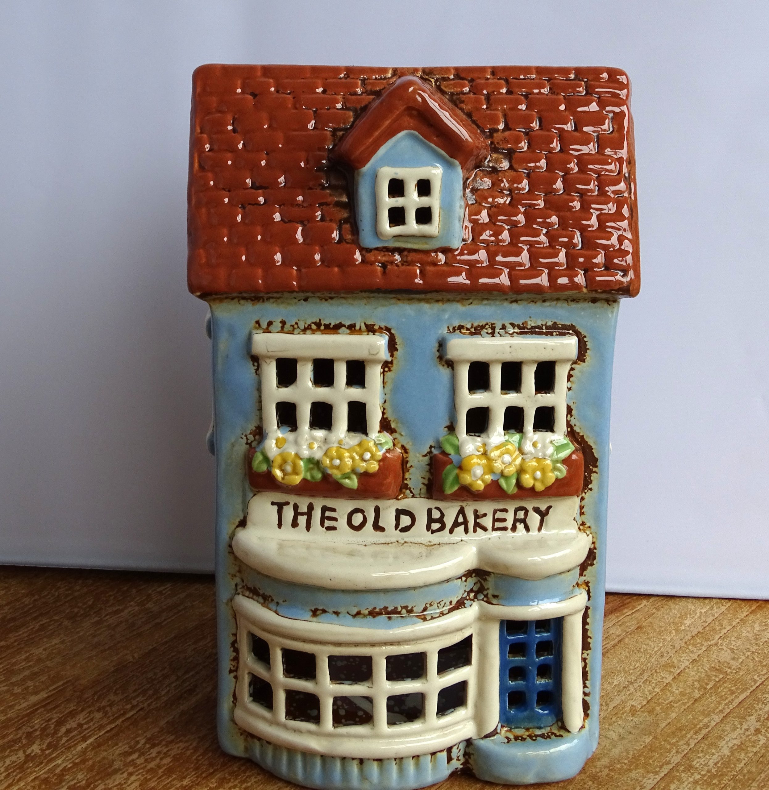 Oude bakkerij theelichthouder