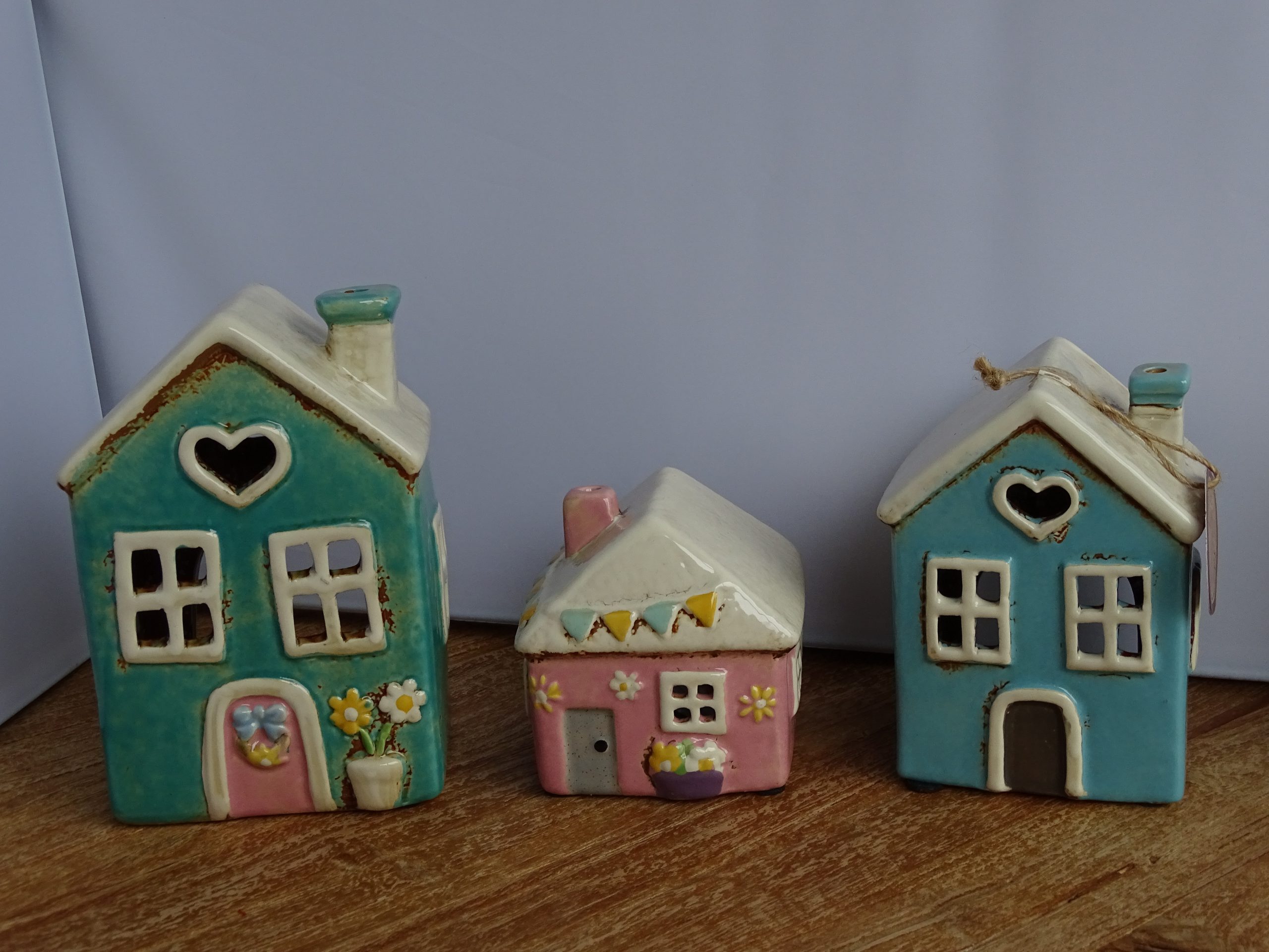 Aqua hartvormig mini huisje - Afbeelding 8