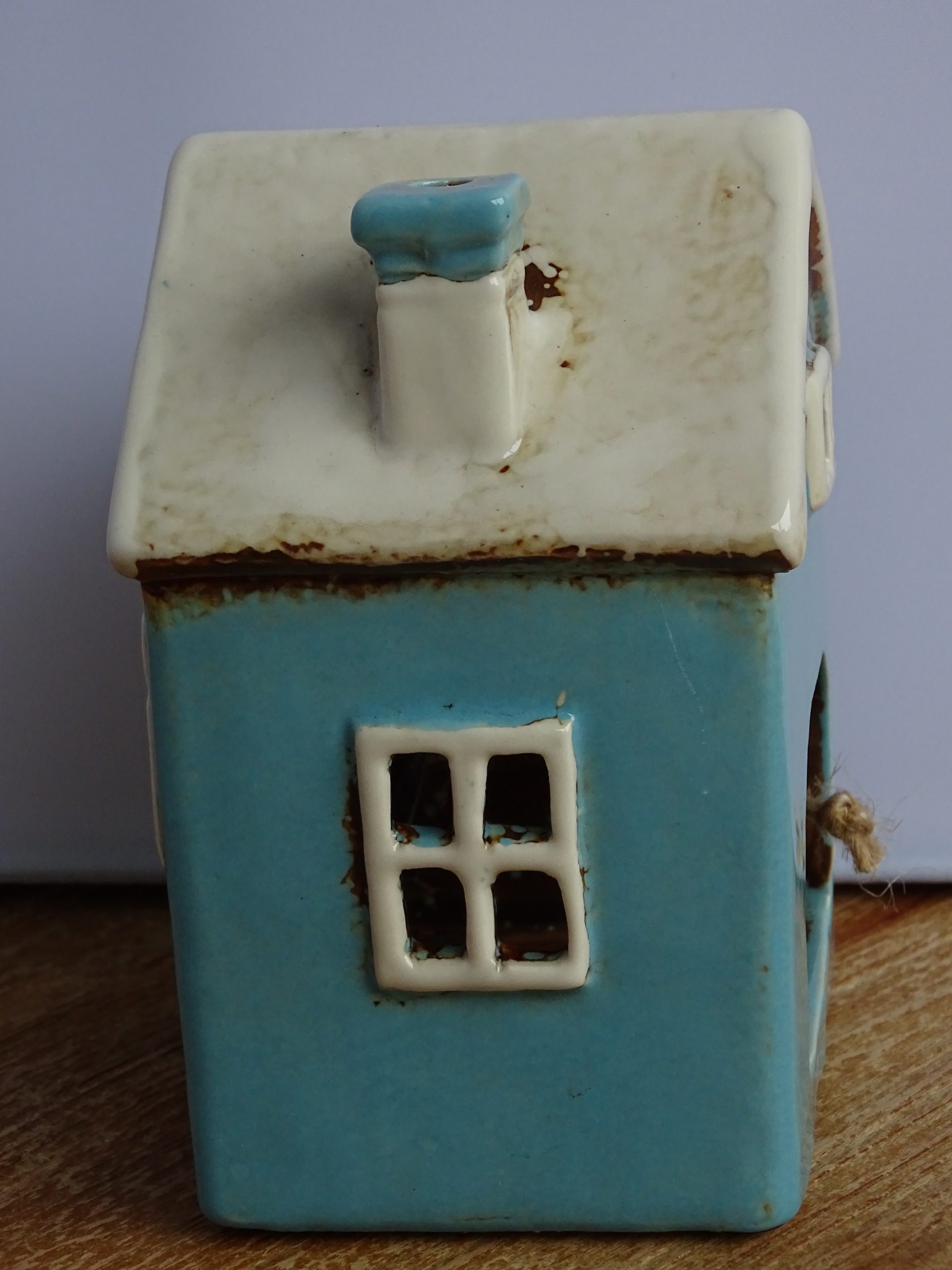Aqua hartvormig mini huisje - Afbeelding 5